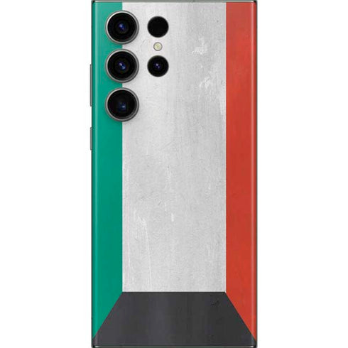 Kuwait Flag Distressed Galaxy Skins